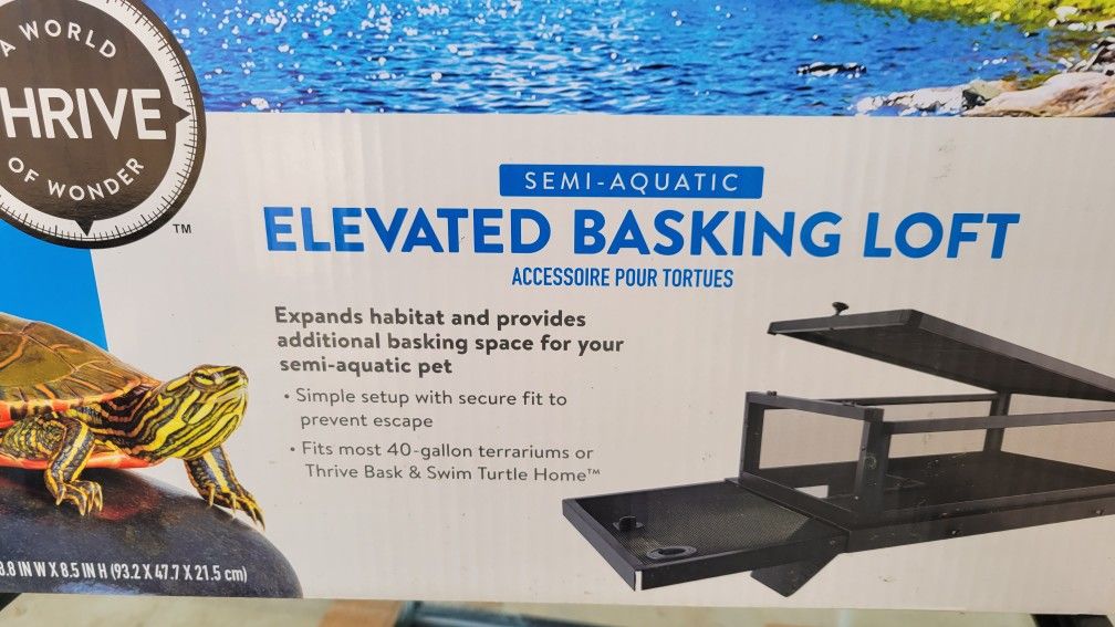 Turtle Elevated Basking Loft, Like New