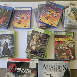 Huge Lot Factory Sealed Video Games Ps3 Ps4 Ps5 Xbox360