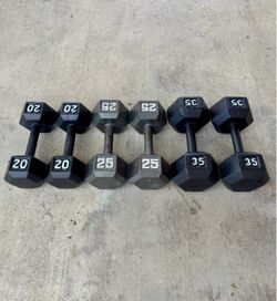 Hex Dumbbells - 160 lbs Total
