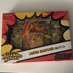 Pokemon TCG Ascended Heroes Mega Emboar Ex Box