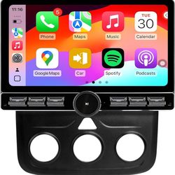 Car Radio for Dodge RAM 1 3-2018, Android 13 Wireless CarPlay Android Auto, 10 Inch Head Unit HD Screen, QLED/ Manual AC