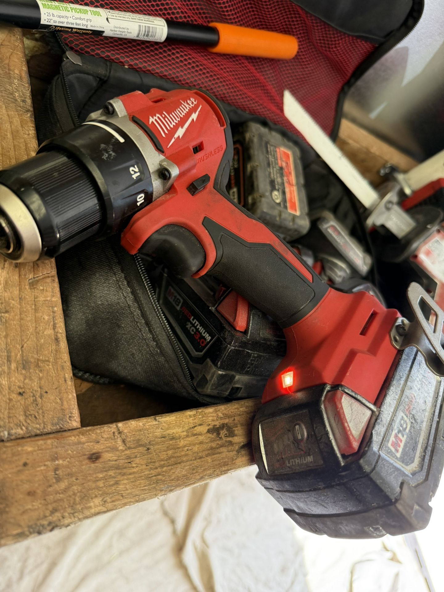 Milwaukee Drill And Batteries