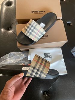 Burberry slides