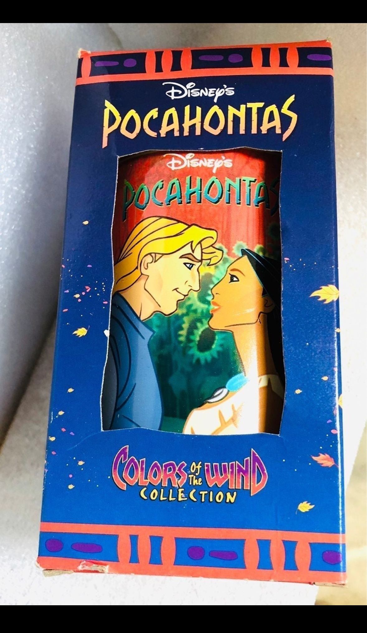 Disney Pocohantas Collectible Cup In Box