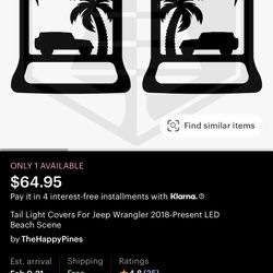 Jeep Wrangler JK Tail Light Covers