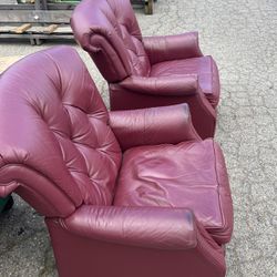 Leather Lazy boy Recliner 