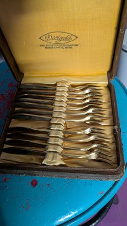 Diri gold cake forks