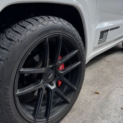Black 22" Tire & Wheel Package