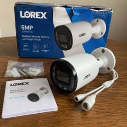 Lorex 5MP Security Camera Night Vision – Unused
