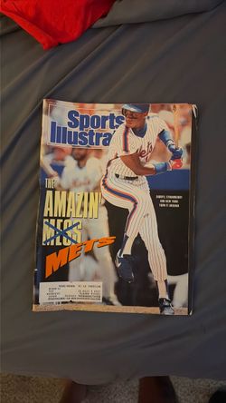 Vintage 1990 Sports Illustrated Darryl Strawberry Mets
