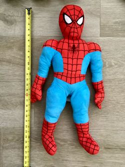 Jumbo Marvel Spider-Man Plush – 25" Tall Cuddle Pillow Buddy