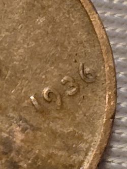 1936 DOUBLED DIE OBV FS-101 Type 1 Lincoln Wheat Cent 