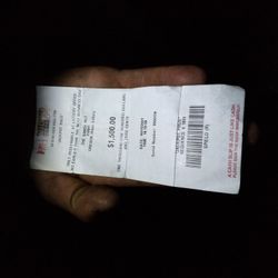 Oregon Lottery Ticket $1500 Winner