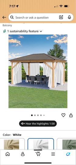 New. - 5 patio curtain panels