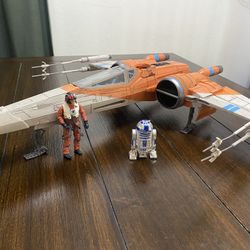 Poe Dameron X Wing Star Wars Vintage Scale 