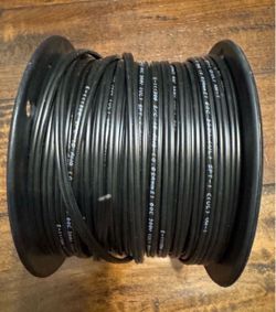 New roll 250 ft Roll 18 AWG 2/C SPT-1 Bulk Lamp / Power Wire Cable - Black (300V UL) Title Options: * 250 ft Spool 18/2 SPT-1 Black Lamp Wire / Power