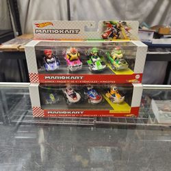 Hot Wheels Mario Kart 4 Packs, $15 Each 