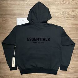 Essentials hoodie limo (black)