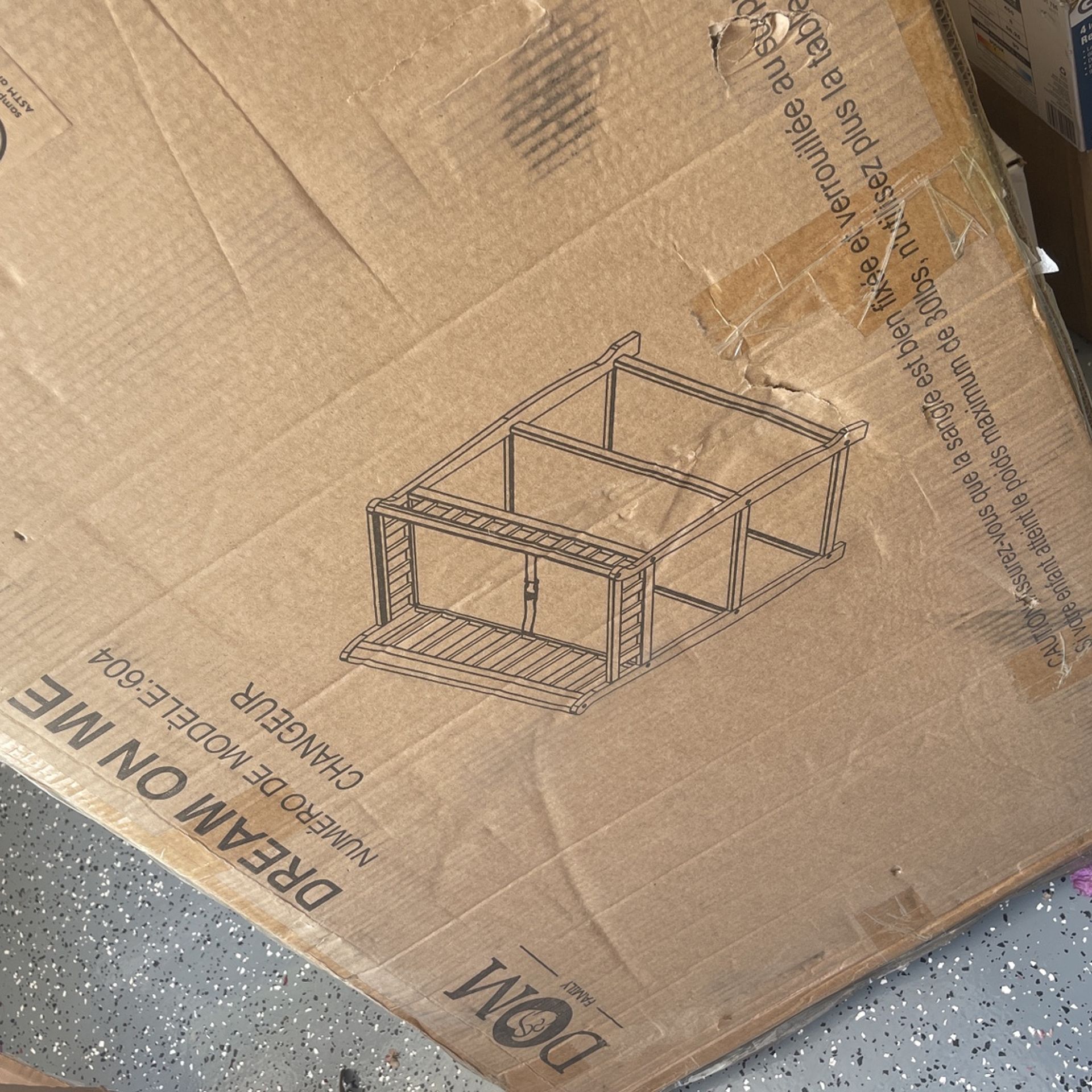 New Changing Table Navy