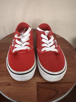 Red Vans Girls 