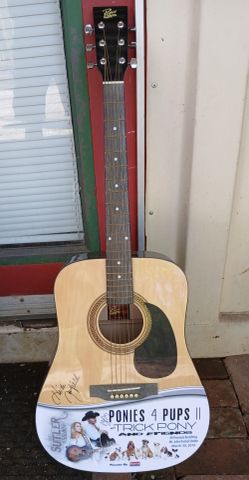 Like new full size acoustic guitar,  plays and sounds great.