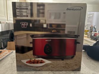Brentwood Appliances SC-150R 6.5 Quart Slow Cooker (red)
