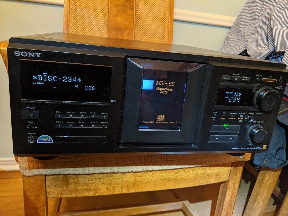 Sony M555ES 400 Disc CD Carousel Player