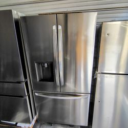 Refrigerator French Door LG 26 cu. ft. Smart Counter-Depth MAX Tall Ice & Water Dispenser with Ice Plus, Smooth Touch Control / White LED, Door Coolin