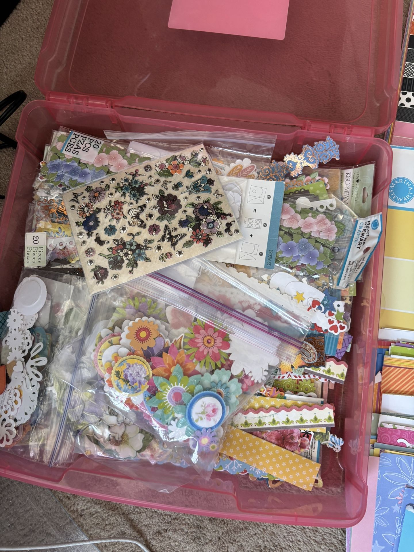 Card Making, Scrapbooking Paper, Embellishments