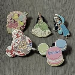 Five Authentic Disney Pins