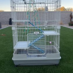 Large Ferret Cage On Wheels  With Care Package