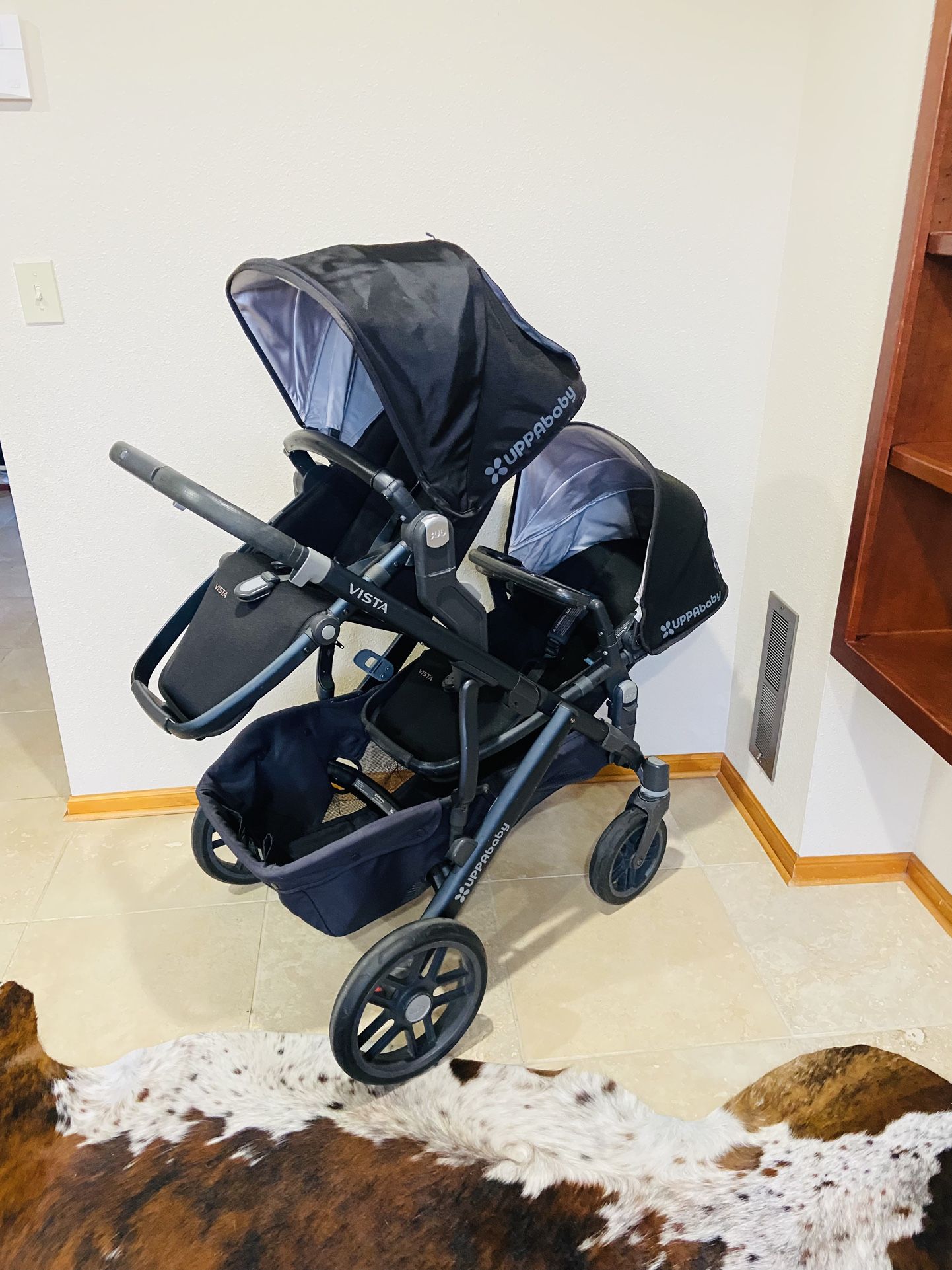 Uppababy Vista Double Stroller black 
