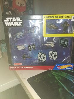 Hero and villain starship Star Wars