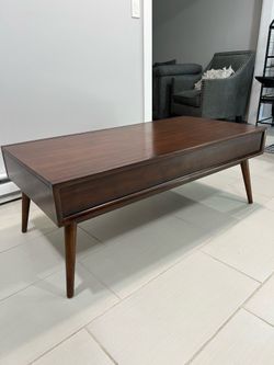 Wooden table  with drawers