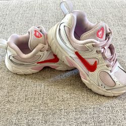 Nike Kids White and Light Pink Sneaker Size 11c