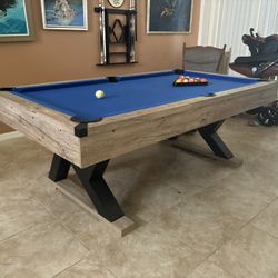 American Legend 7ft Pool Table + Accessories