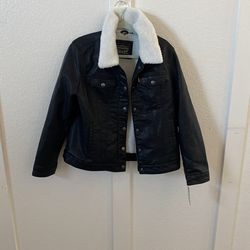 Woman Levi Leather Jacket 