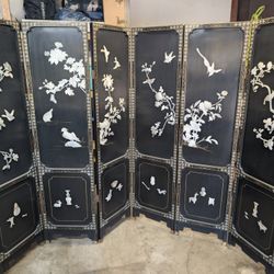 Antique Oriental Room Divider