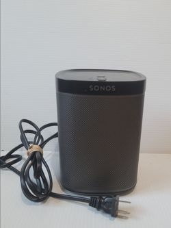 Sonos PLAY:1 Wireless Wi-Fi Streaming Speaker w/ Power Cable (Black).