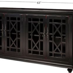 Martin Svensson Home Cassandra 63" TV Stand, Antique Black