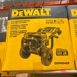 DeWalt Dxpw3425 Honda Has Powered Pressure Cleaner 