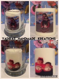 Picture in a candle