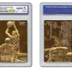 Kobe Bryant - 1996-97 23KT Gold Fleer Rookie Limited Edition Gem - Mint 10 Card (Purple Signature)