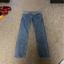 Mens 505 Blue Levi’s Jeans