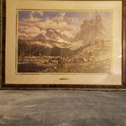 " Edge of the Village " Lithograph Print 