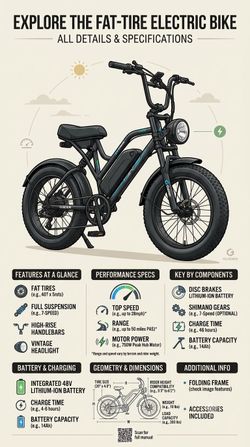 Guider Fat-Tire Electric Bike