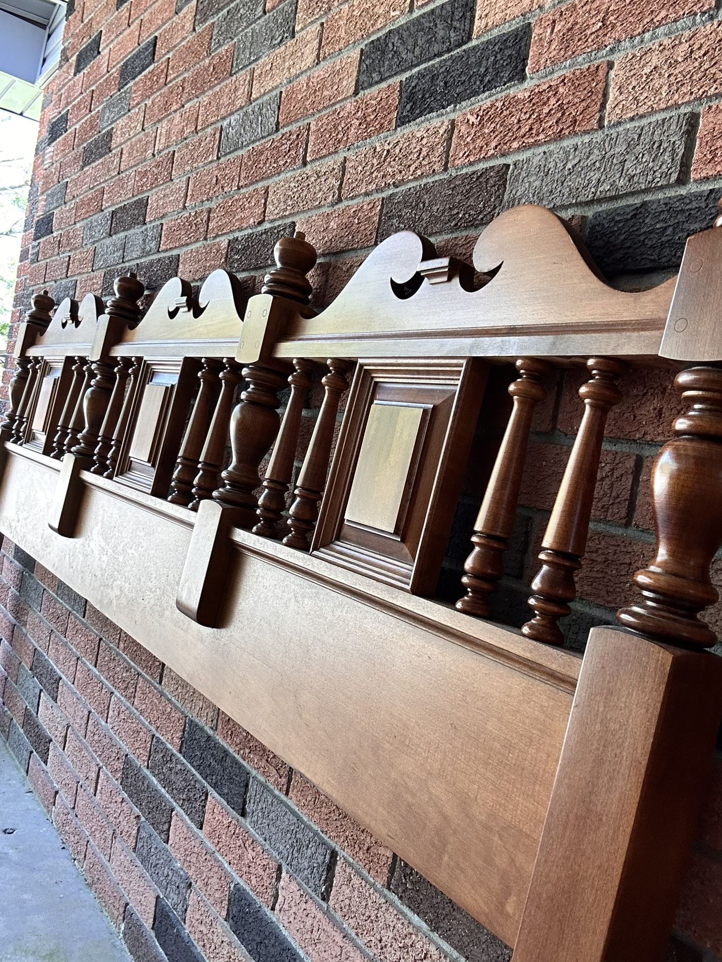 King Size Solid Walnut Headboard