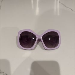 Lavender Framed Sunglasses