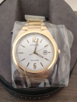 Citizen Chandler Eco-Drive Gold-Plated Watch