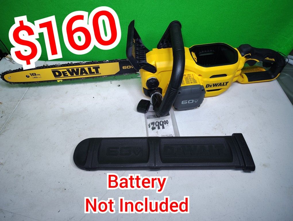 DEWALT 60V MAX FLEXVOLT 18" Cordless Chainsaw